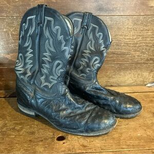 Boulet ostrich, leather boots men’s size 12? Wide , They are 13 inches